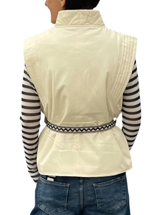 Suncoo - Quilted Shawl Collar Vest