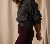 The Normal Brand - Mixed Cableknit Bomber Jacket