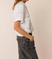 Indi & Cold - Combined Embroidery Shirt