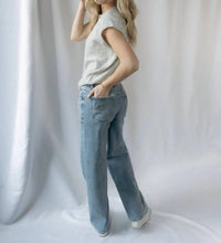 Flying Monkey - Nyc Stone Embellished Wide Leg Pants