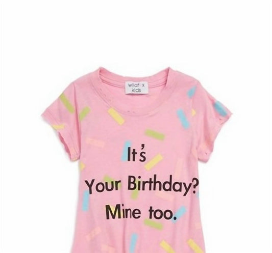 Wildfox - Girls Its Your Birthday? Mine Too T-shirt