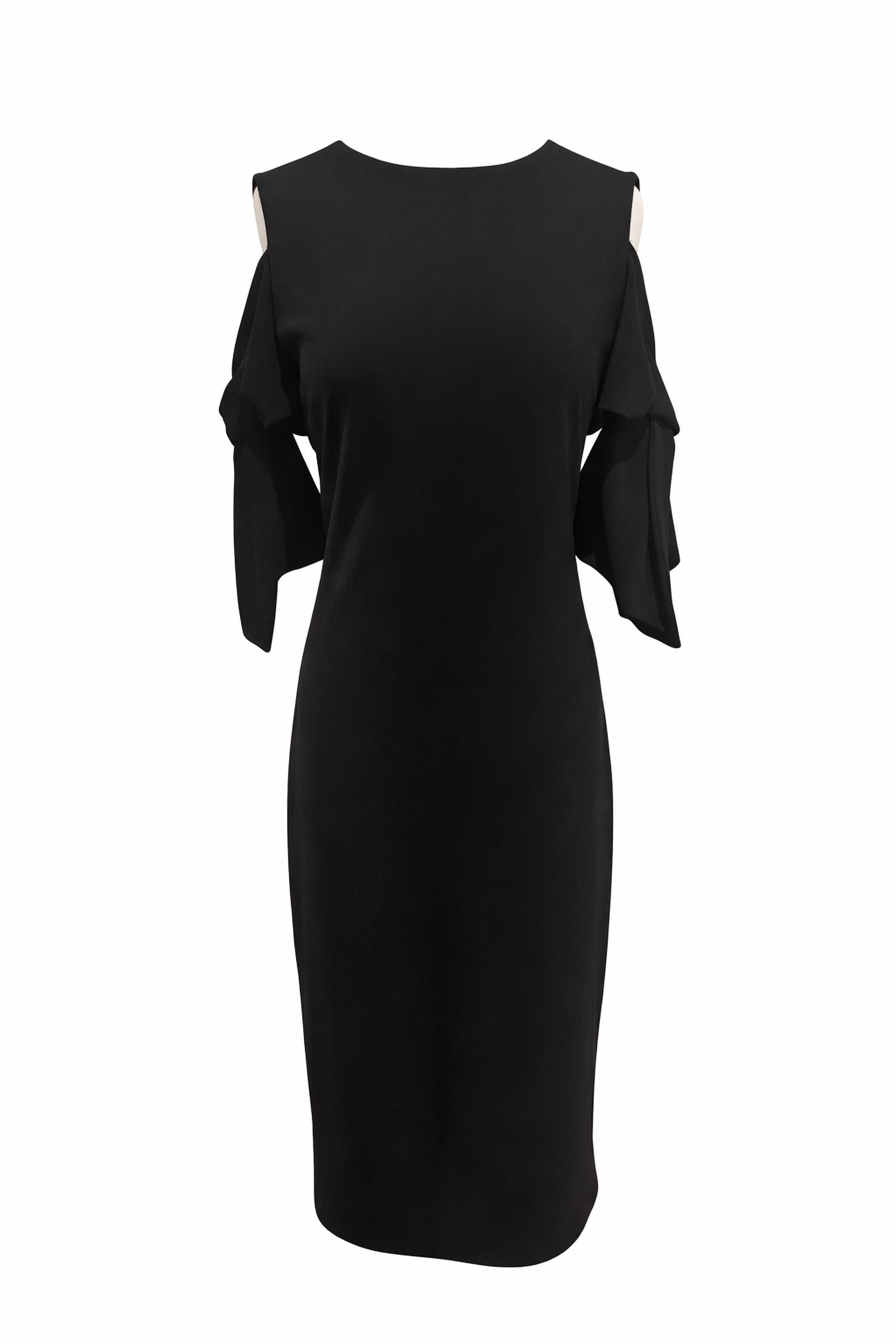 Joseph Ribkoff - Women's Cold Shoulder Relaxed Fit Dress