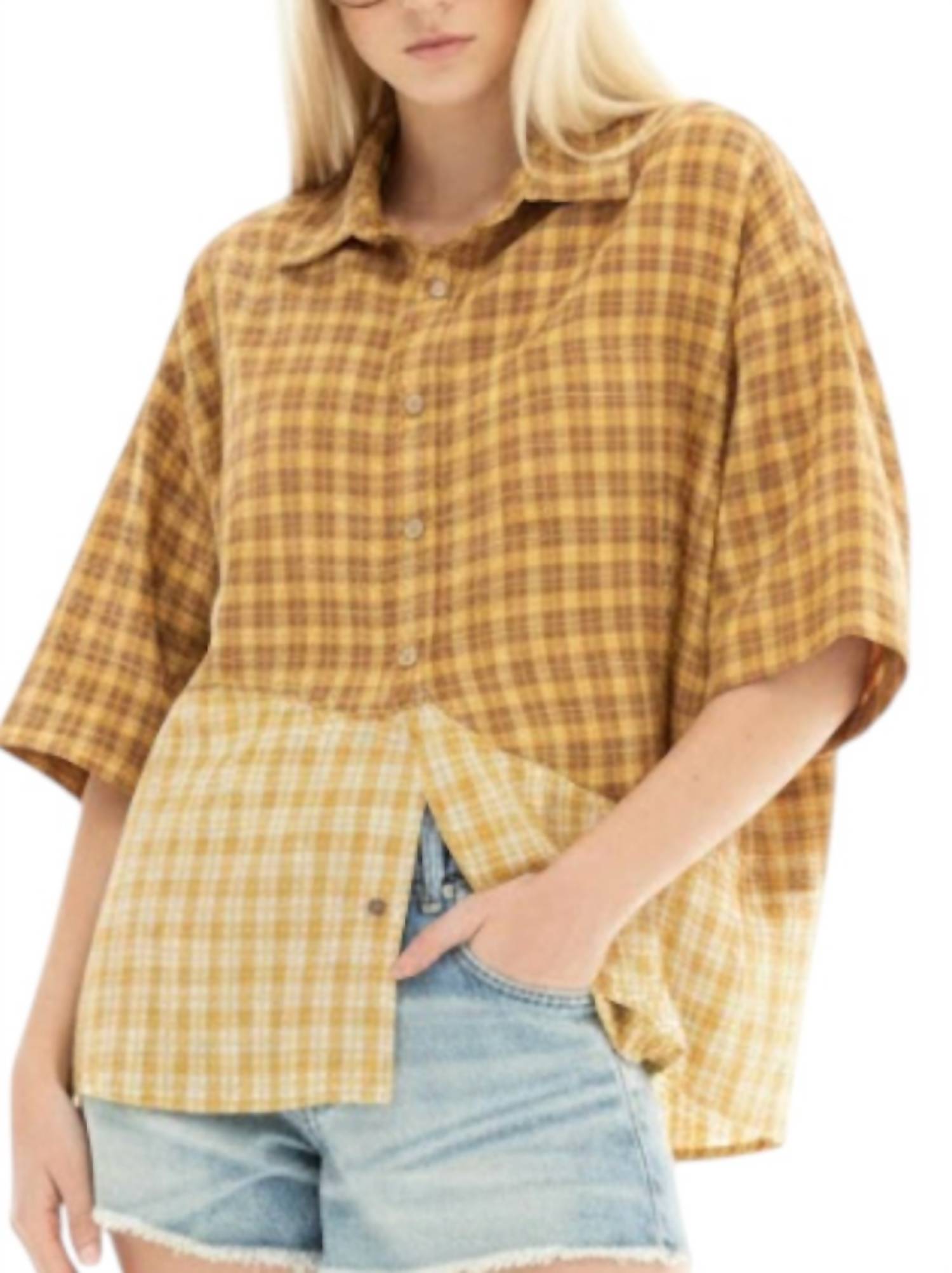 The Tales - Bleached Check Shirt