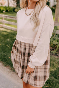 Pretty Bash Colorado Dress in beige - women's dress - detail view