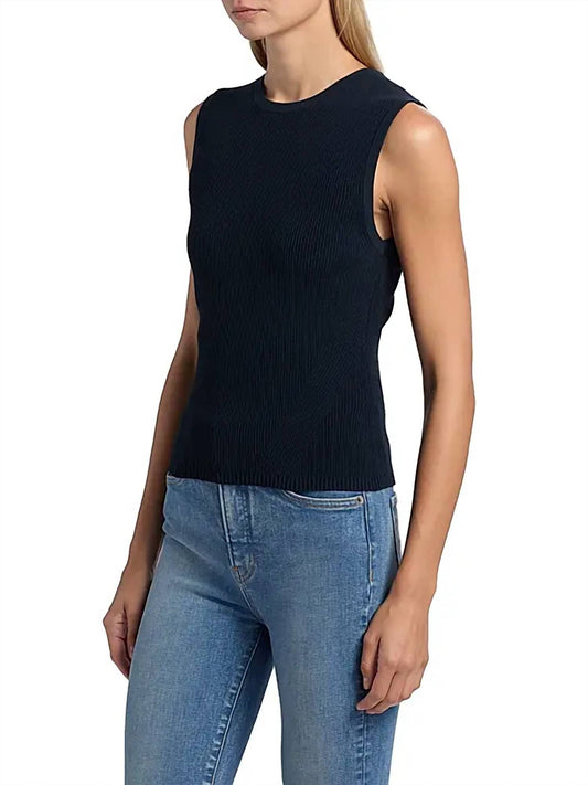 Veronica Beard - Sid Crew-neck Knit Tank Top
