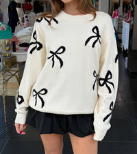 Aaron & Amber - Je Taime Bow Sweater