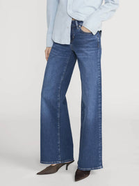 Frame - Low Rise Le Slim Palazzo Jeans