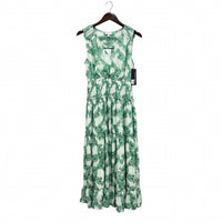 Current Air - Abstract Motif Midi Dress
