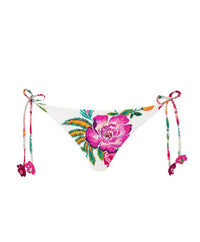 PQ Swim Mita Embroidered Tie Bikini Bottoms in pink - women's swimwear - view 4