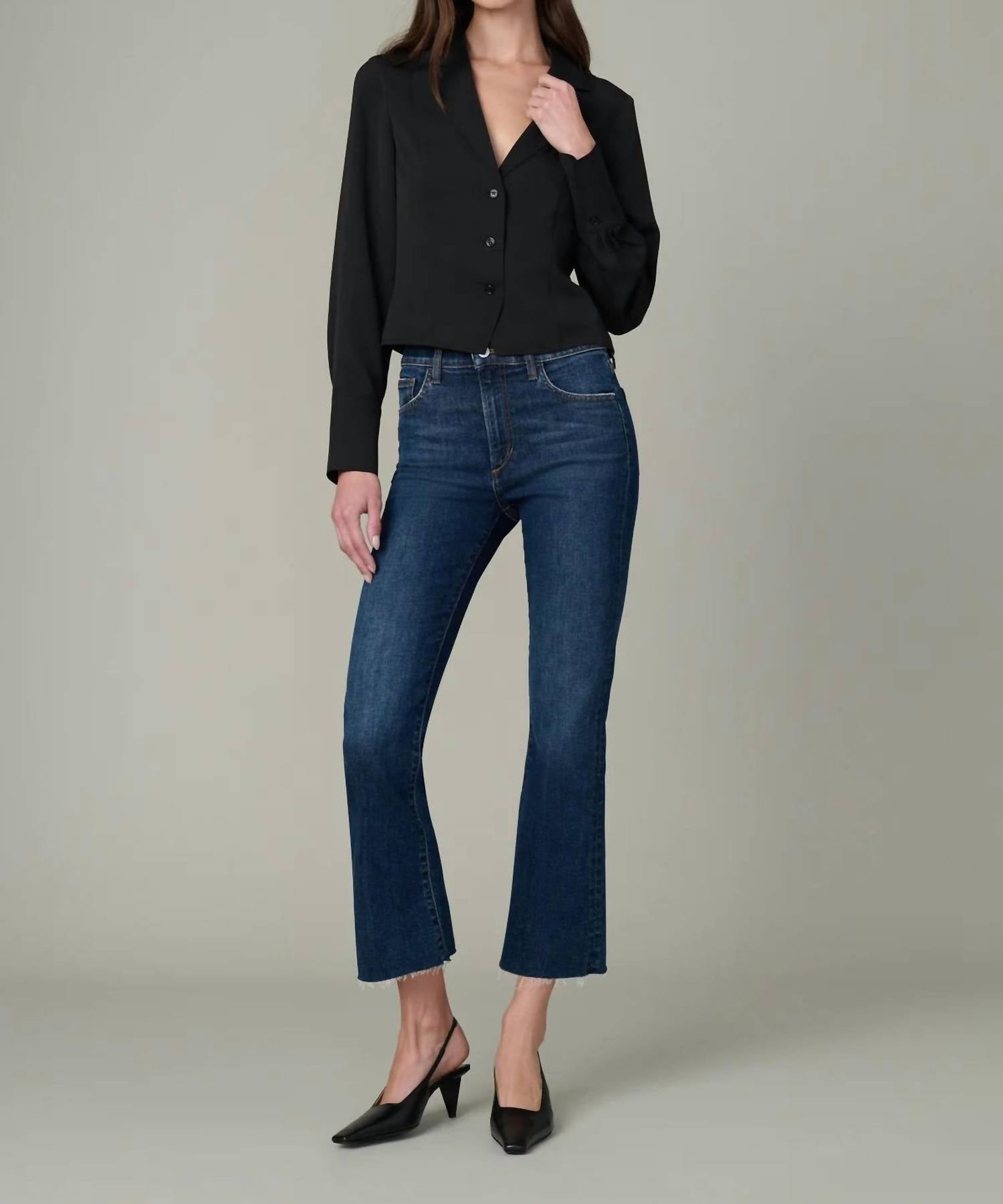 Joe's Jeans The Callie High-rise Cropped Bootcut Jean in serenade - women's jeans