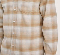 Rails Forrest Flannel Shirt in twany heather sunrise - men's jacket - detail view