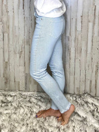 Charlie B - Laredo Pin Stripe Ankle Jean