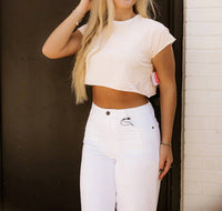 Free People - Hot Shot Printed Cropped Tee
