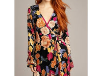 Band Of The Free - Floral Hi-lo Wrap Maxi Dress