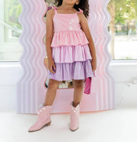 Lola + The Boys - Shimmer Bow Dress