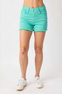 Judy Blue - Women's Trinity Fray Hem Shorts