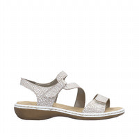 Remonte - Women's Regina C7 Cracked Leather Sandal