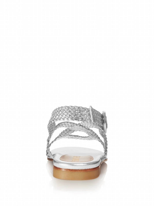 Stuart Weitzman - Women's Teodora Braided Leather Sandals