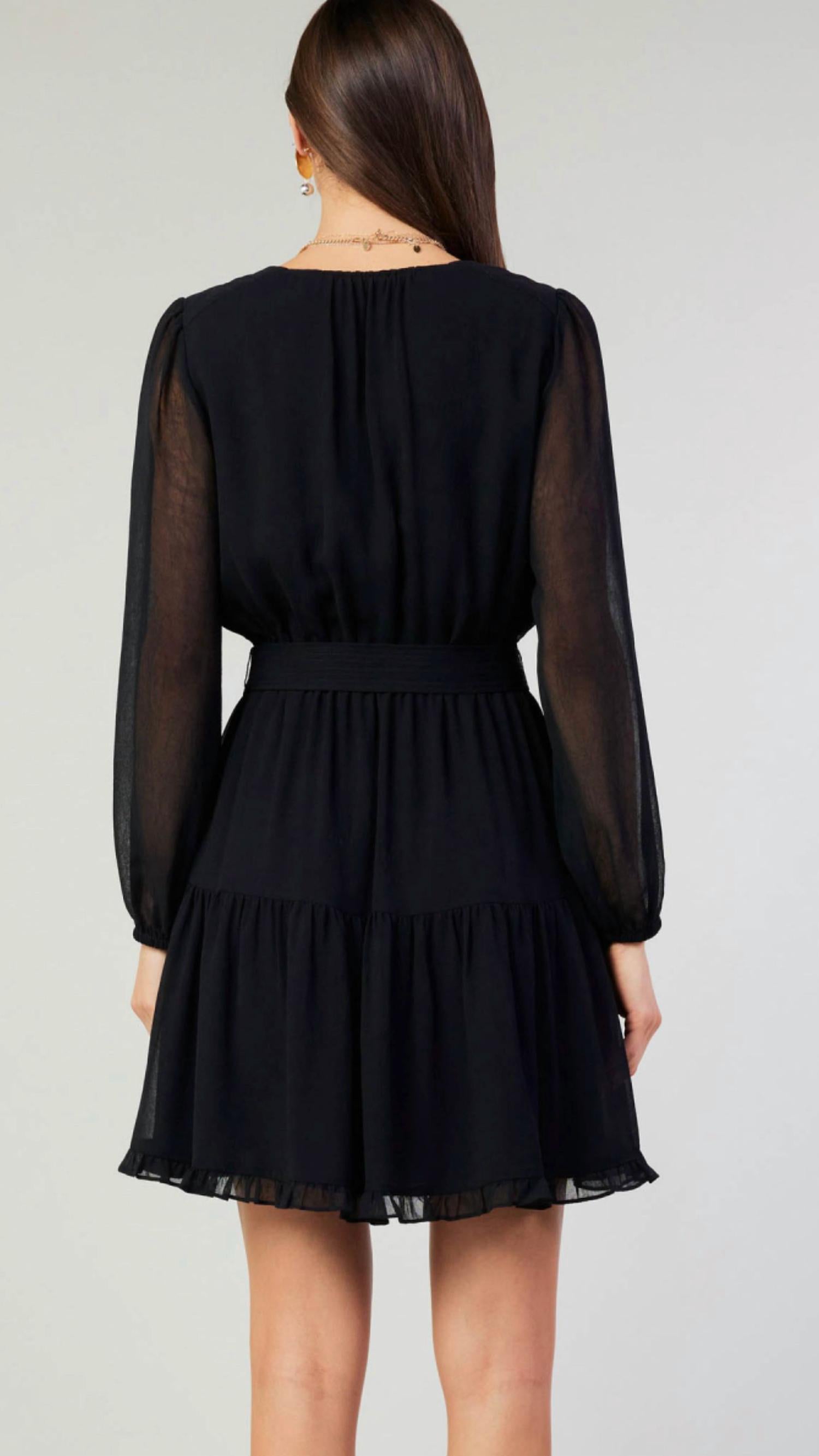 Current Air - Long Sleeve Surplus Mini Dress