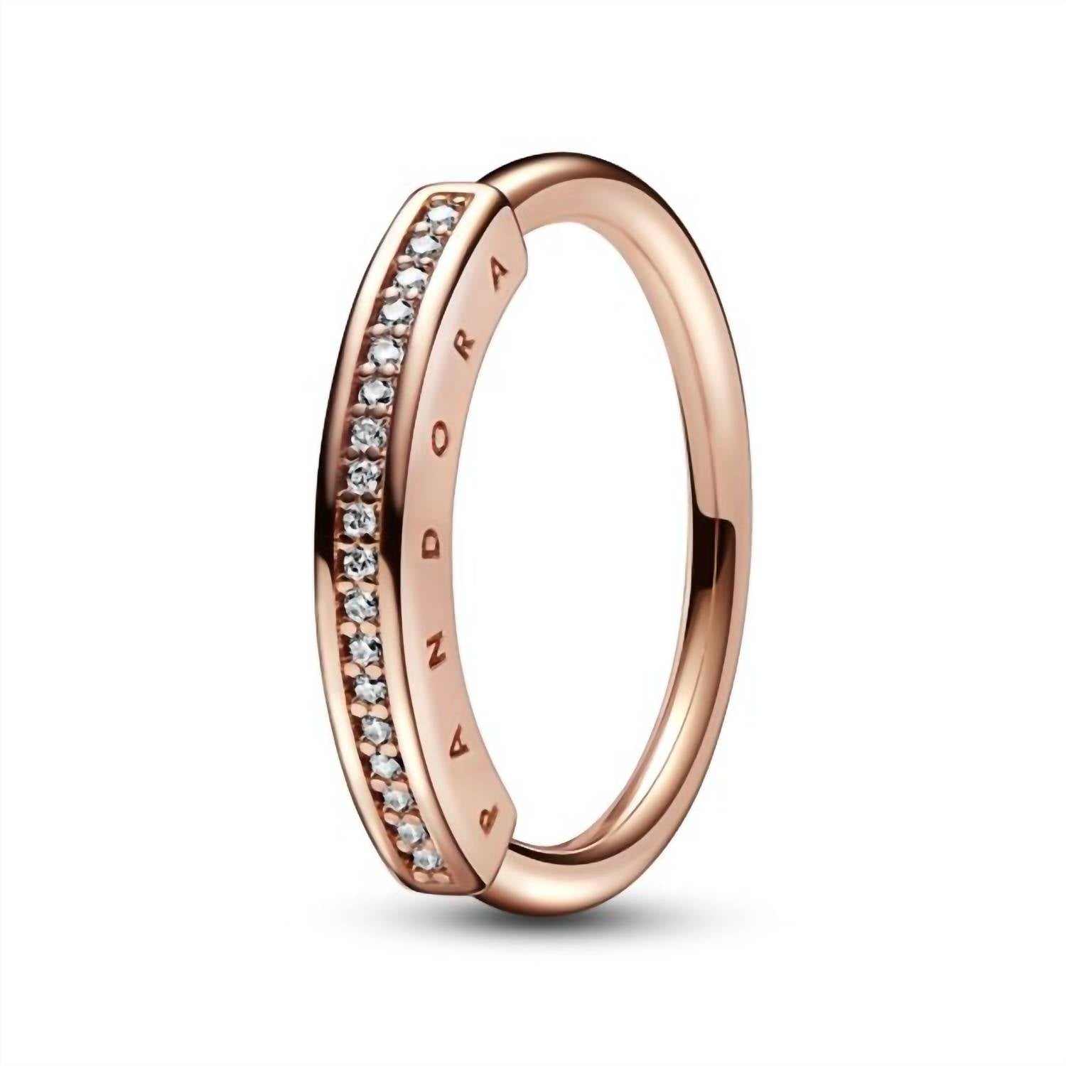 Pandora - Women's Signature I-d Pave Ring