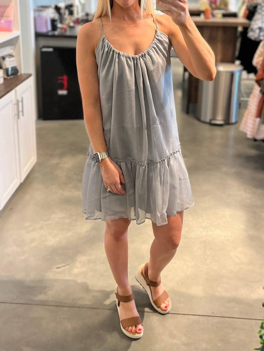 Wishlist - Chiffon Racerback Mini Dress