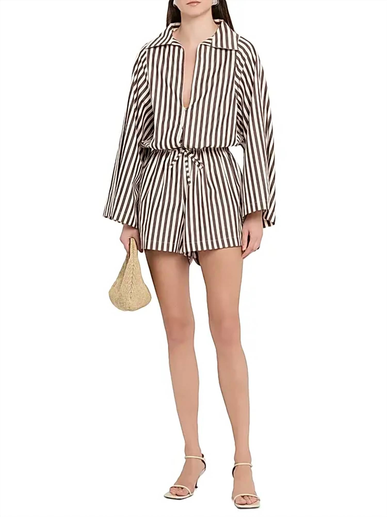 Faithfull The Brand - Aksel Shorts Playsuit Romper