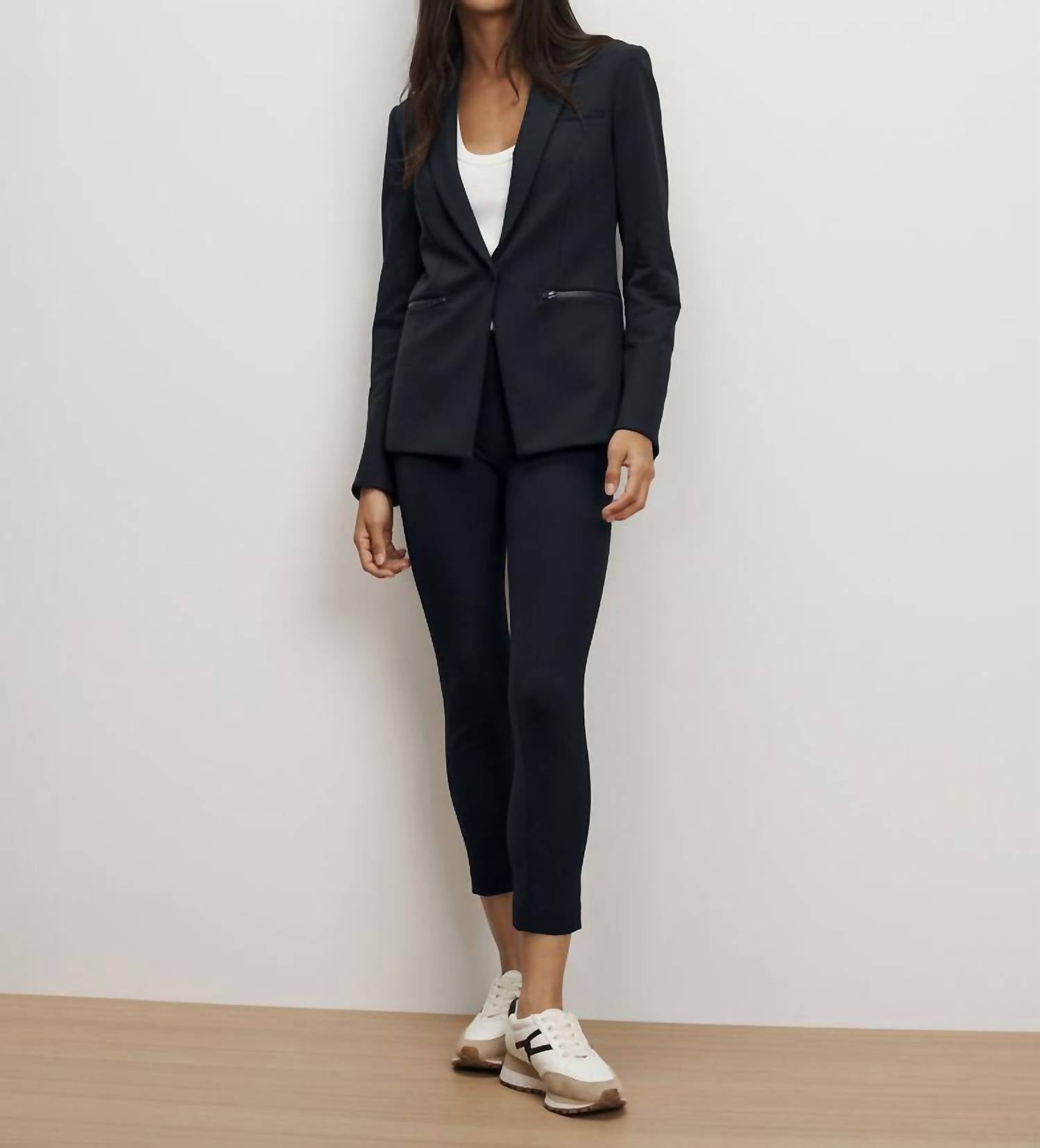Veronica Beard - Zip Back Scuba Slim Fit Pants