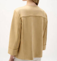 Joseph Ribkoff - Foiled Scuba Suede Jacket