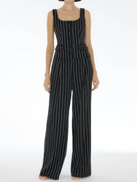 Toccin - Jet/optic Pinstripe Georgia Vest