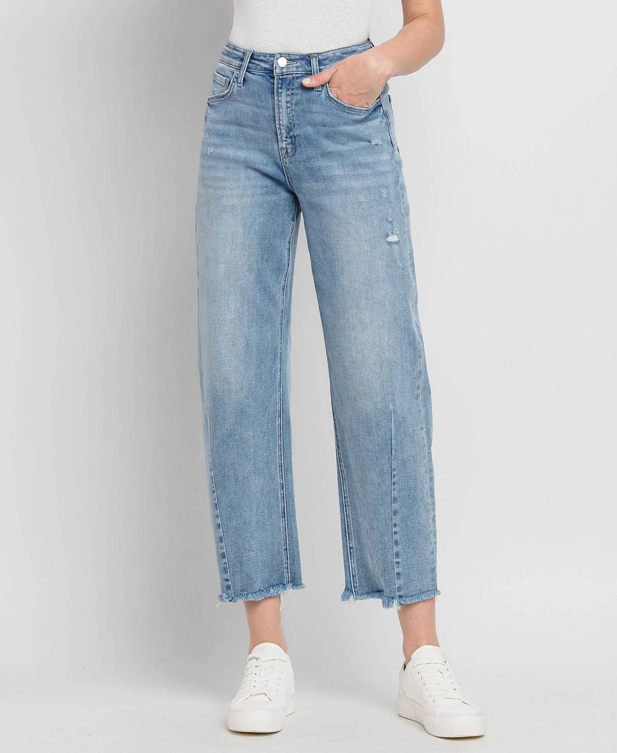 Flying Monkey - High Rise Barrel Jeans
