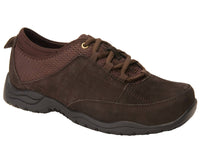 DREW Women's Lisbon Shoe in brown nubuck combo - women's shoe