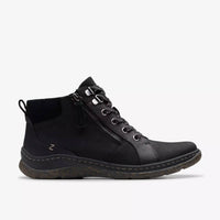 Clarks Women's Orelene Top Waterproof Ankle Boots in black nubuck - women's shoe