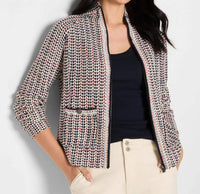 Nic + Zoe - Tuck Stitch Colorwheel Jacket