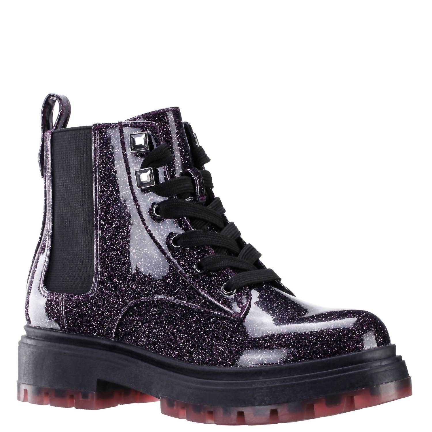 Nina - Girls Colette Side Zip Combat Boots