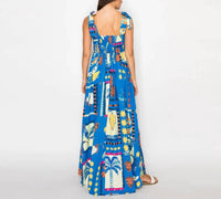 Love Wednesday - Tropical Maxi Dress
