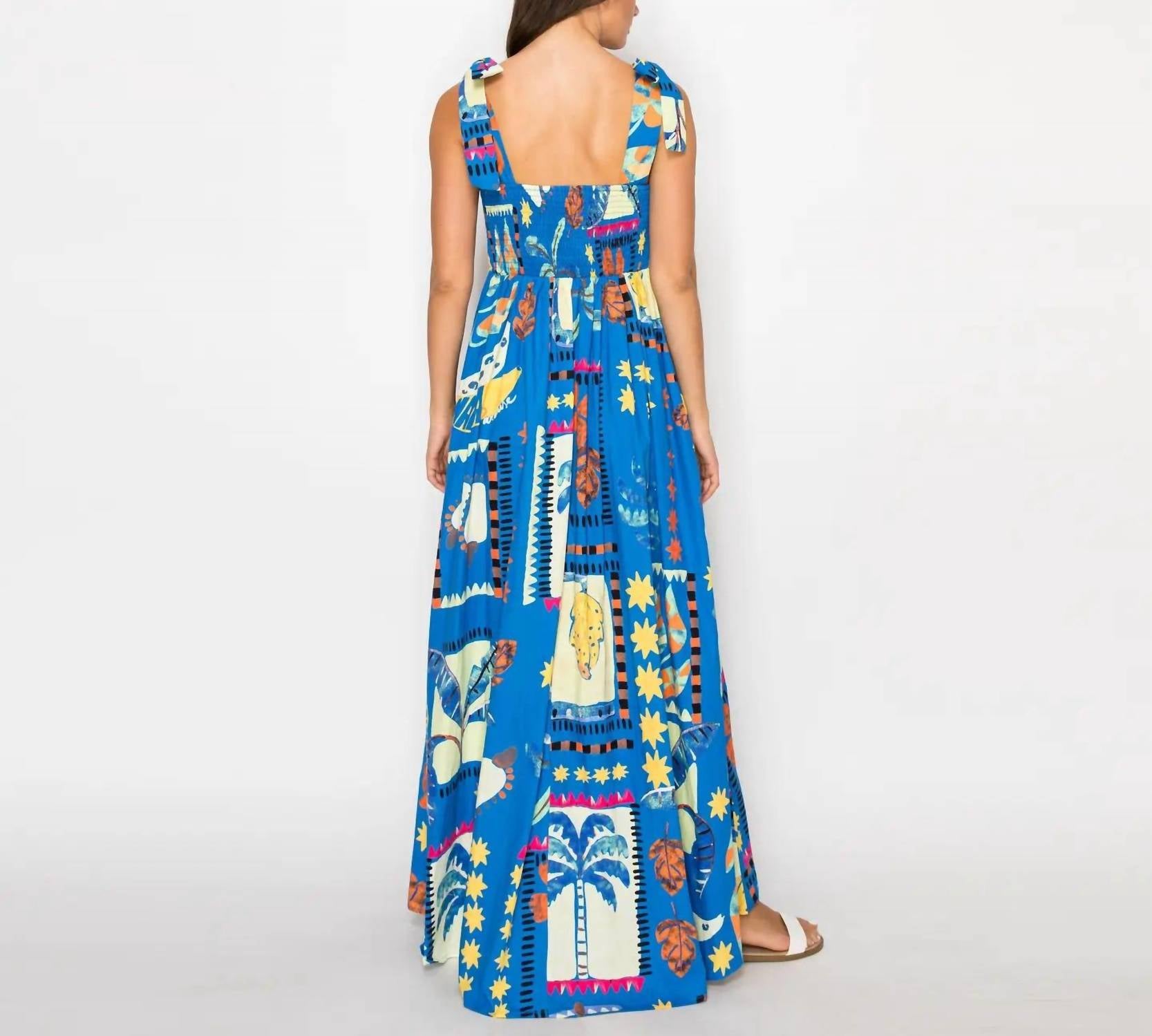 Love Wednesday - Tropical Maxi Dress