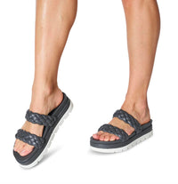 J/SLIDES Women's Reese Sandals in grey - women's sandal - alternate view