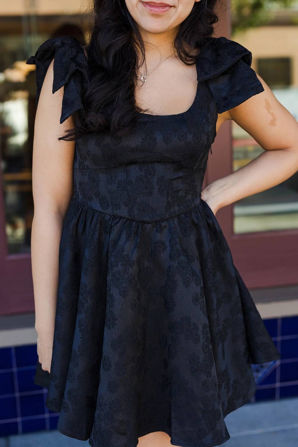 Idem Ditto - Total Eclipse Flared Mini Dress