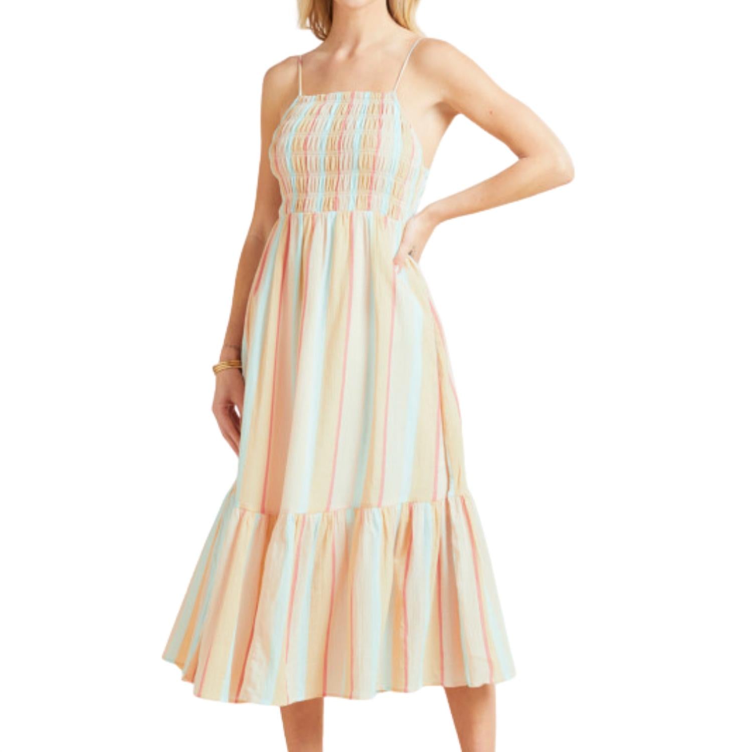 Z Supply Women's Stripe Jazmine Maxi Dress in multi - women's dress