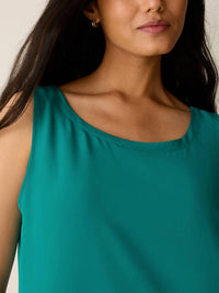 Eileen Fisher - Ballet Neck Midi Dress