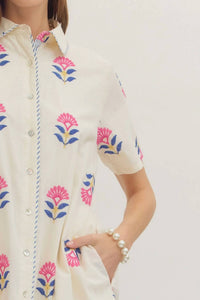 Entro - Women's Chambray Mini Dress