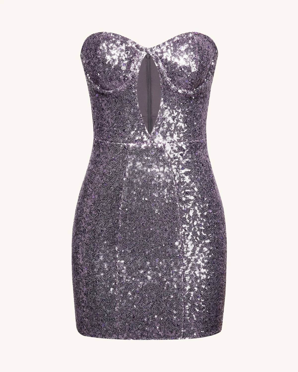 Jw Pei - Brynlee Sequinned Strapless Mini Dress