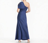 Sachin & Babi - Aubrey One-shoulder Satin Gown