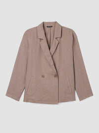 Eileen Fisher - Linen Double Breasted Jacket