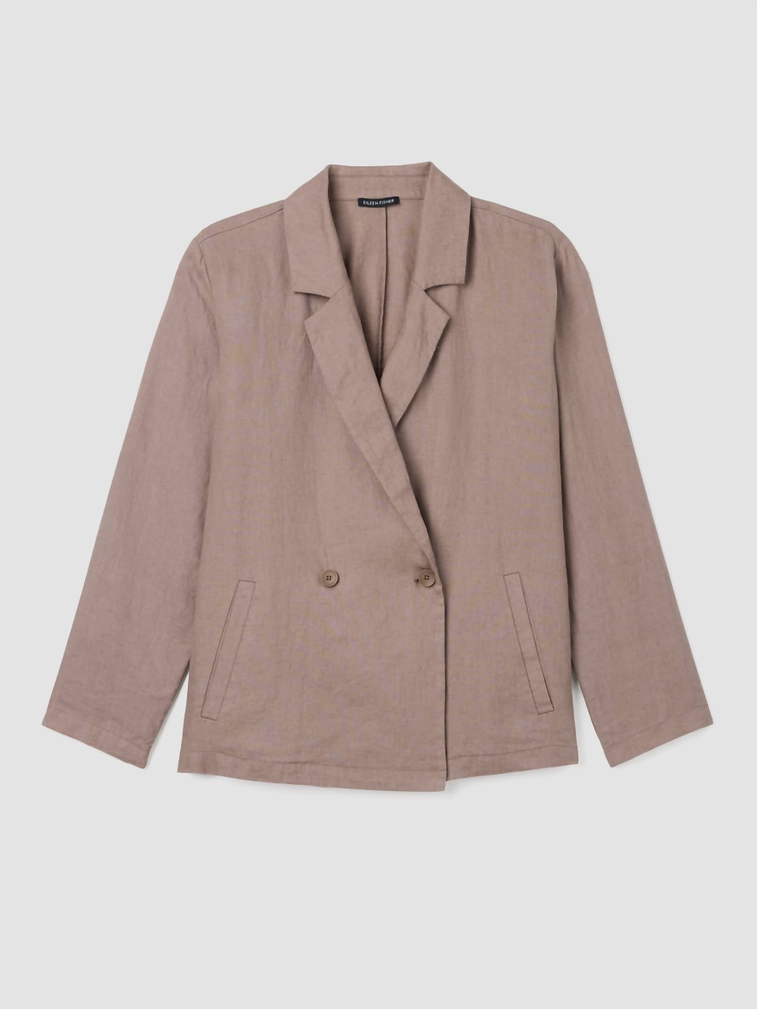 Eileen Fisher - Linen Double Breasted Jacket