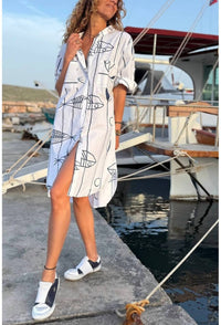 Fashion Concepts - Long Sleeve Cover-up Shirt