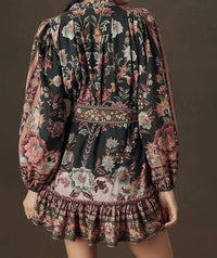 Farm Rio - Flowering Garden Tree Mini Dress