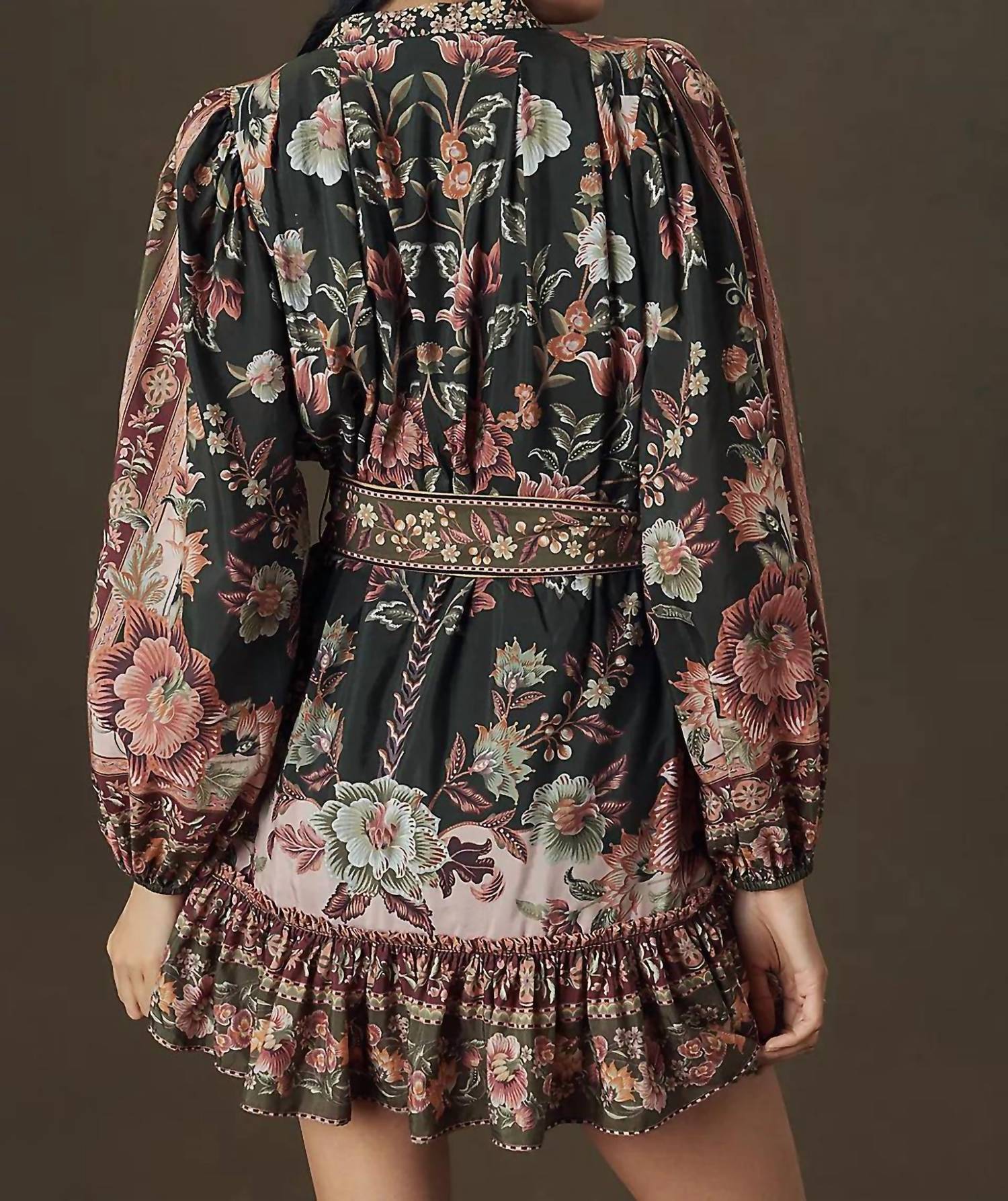 Farm Rio - Flowering Garden Tree Mini Dress