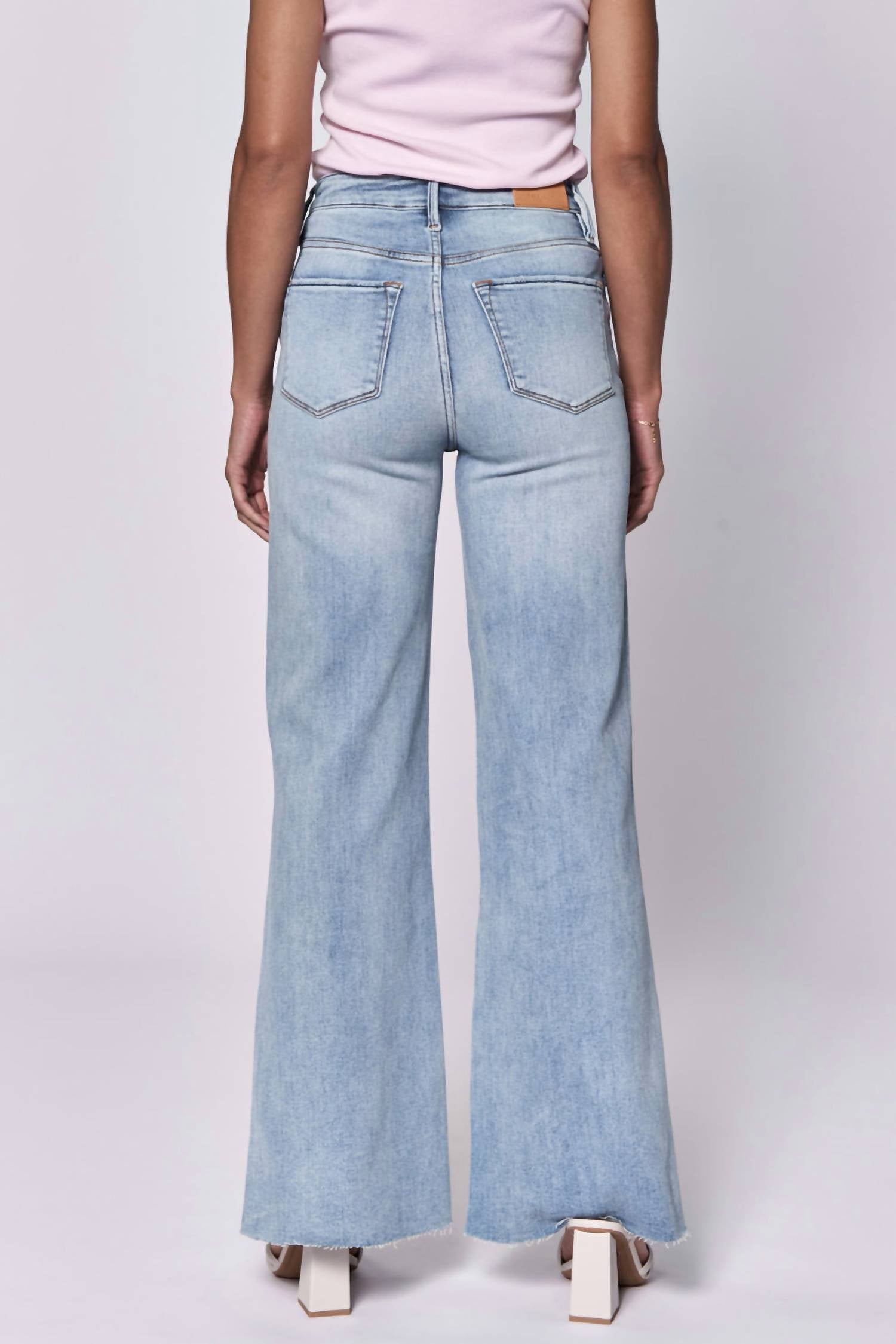 DEAR JOHN DENIM Fiona Wide Leg Jean in montilla - women's jeans - alternate view