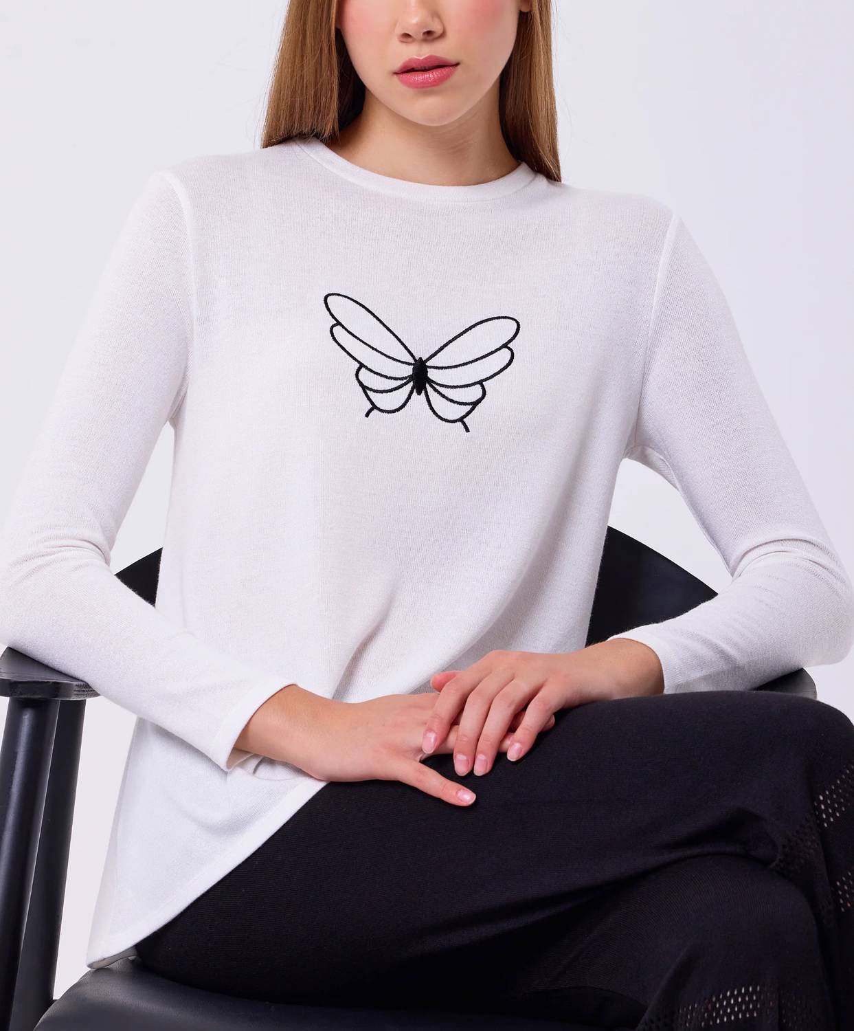 French Kyss - Butterfly Detail Top